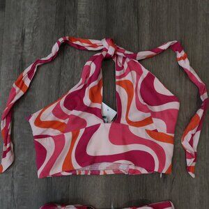 Zara 2 Piece halter top/pants suit